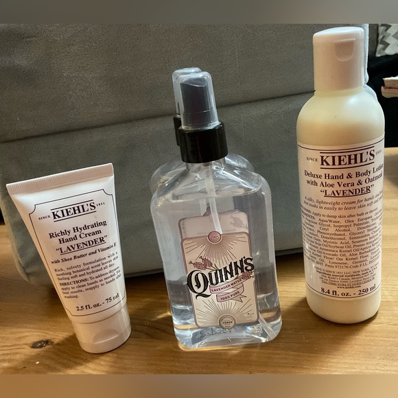 Kiehls: duo/set of lavender from Kiehls and Quinn. Never been open. Brand new. - Picture 1 of 4